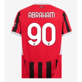 AC Milan Tammy Abraham #90 Hemmakläder 2024-25 Kortärmad